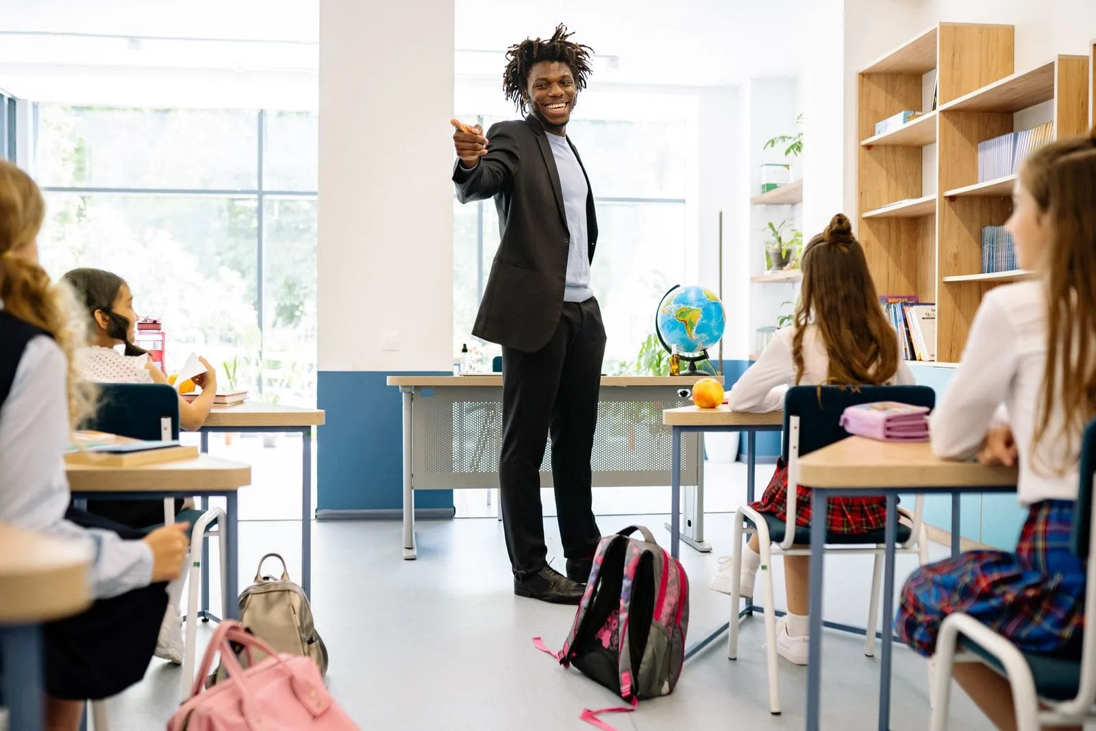 A classroom mid-lesson